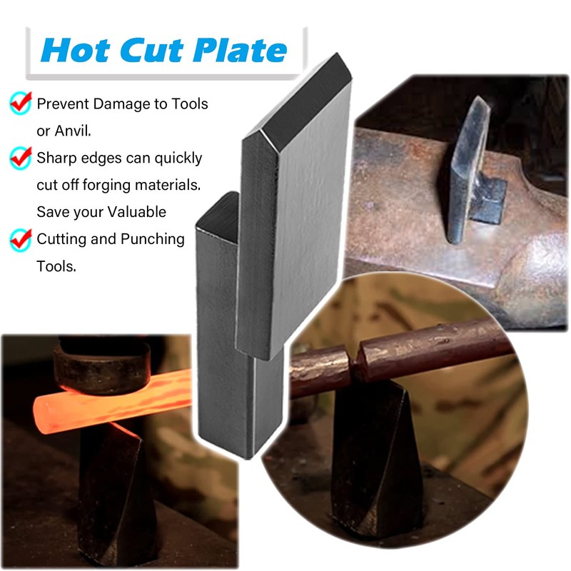 Bonbo Blacksmith Anvil Forge Hardy Tool Set 1 Inch Include