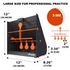 Aimax Outdoor Resetting Shooting Targets Trap with 12pcs Paper Targets,