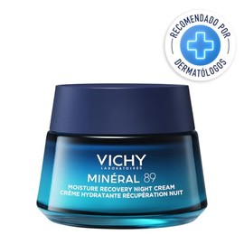 Vichy Minéral 89 Crema Recuperadora De Noche con Melatonina Pura 50ml Para Todo Tipo De Piel Uso Antes de Dormir