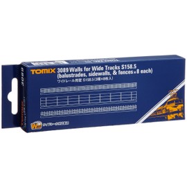 TOMIX Nゲージ ワイドレール用 壁S158.5 3種×8枚入 3089 鉄道模型用品