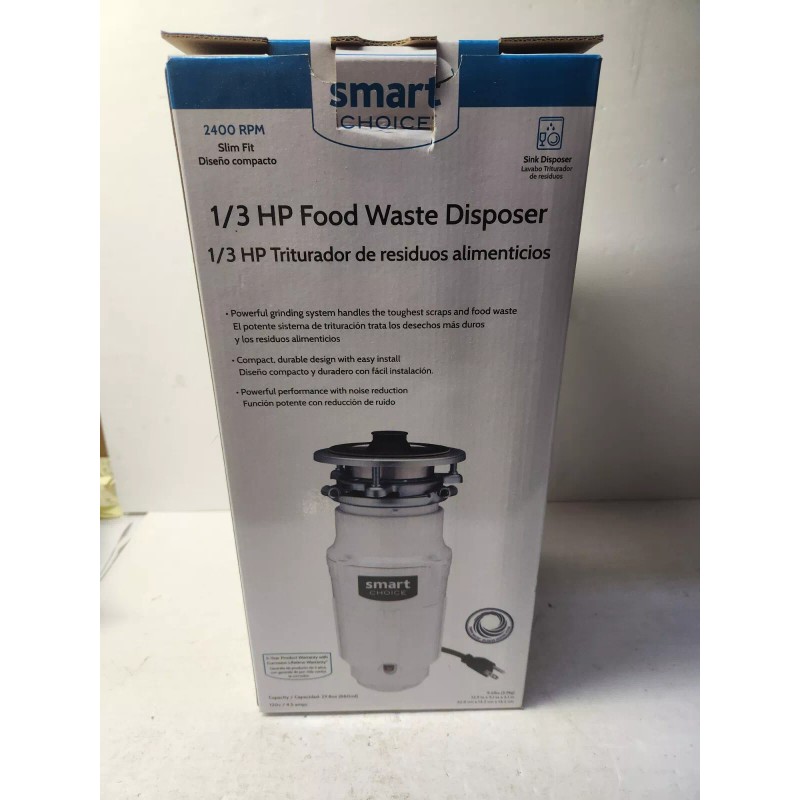 Disposal Smart Choice Model SC03DISPC1 1/3 HP corded Garbage Disposal