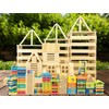 42pcs Large Open Ended Wooden Building Blocks for Kids 19.8