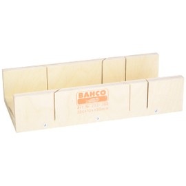Bahco 233-300 Laminated Wood Miter Box, Beige