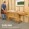 Heavy Duty Workbench Casters 3 Inch Retractable Casters with Lifting