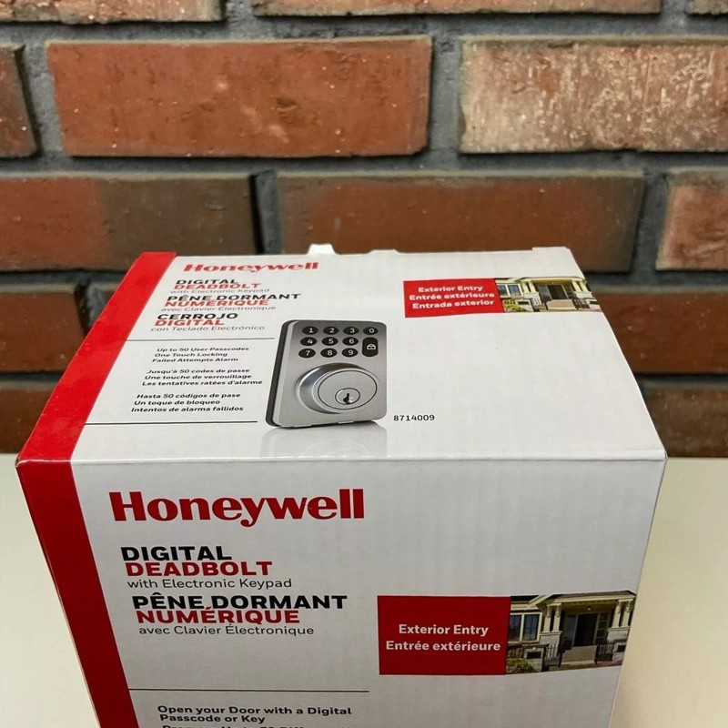 Honeywell Digital Deadbolt with Electronic Keypad Satin Nickel New Model