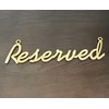 8pcs Hanging Wooden Reserved Sign,Reserved Seating Signs with Rope for
