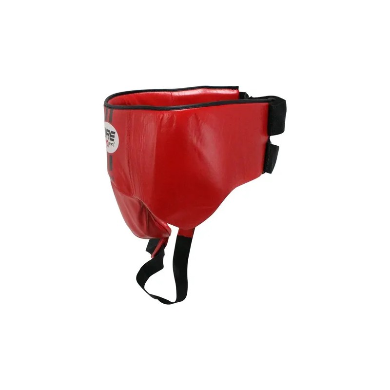 Protector Concha Riñonera Varonil Fire Sports Piel Rojo