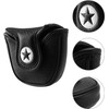 Smallterm 1Pc PU Leather with Shark Embroidery Magnet Golf Mallet
