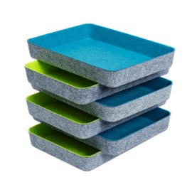 Betzold - Felt Trays, DIN A4 Storage Bowls, Material Trays, Felt Organiser