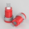 Goupchn 10PCS 4mm Banana Female Jack Panel Mount Socket Binding