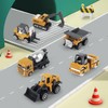 Coolplay Construction Vehicle Set, Dumper Truck, Bulldozers, Forklift, Tank Truck,
