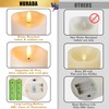 Outdoor Flameless Candles with Remote Timer - Waterproof Realistic Flickering