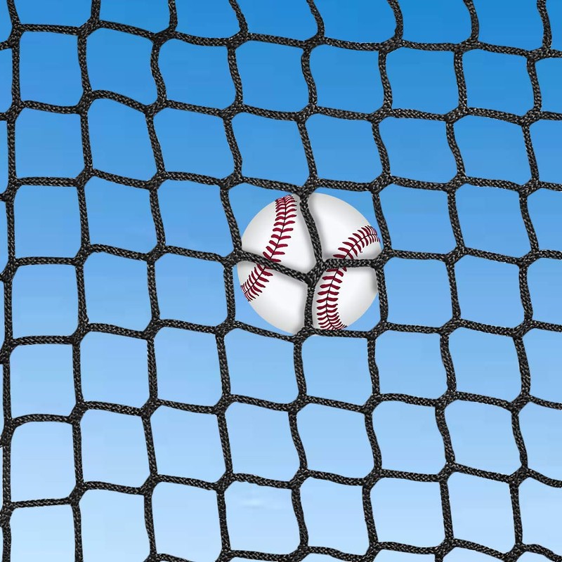 Aoneky Polyester Baseball Backstop Nets, 15x20ft Sports Practice Barrier Net,