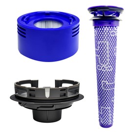 ZPSOX Motor Cover + Pre&Post Filter Replacement Parts Compatible with Dyson V8 V7 Animal Absolute Cordless Vacuum Cleaners Accessories, Filters Replacement Part for V7 V8 Vacuums attachments