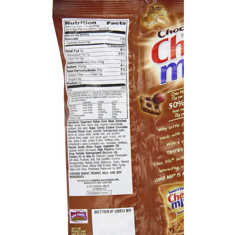 Chex Mix Indulgent Turtle Snack Mix, 8 oz (Pack of