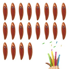 Slingshot Poo Finger Toys Bulk,20Pcs Brown Poo Finger Sling Shot Toy Catapult Toys,Rubber Stretchy Poop Toys,Joke Prank Toys Fun Gag Gifts for Kids Birthday Party Favors Christmas Stocking Stuffers