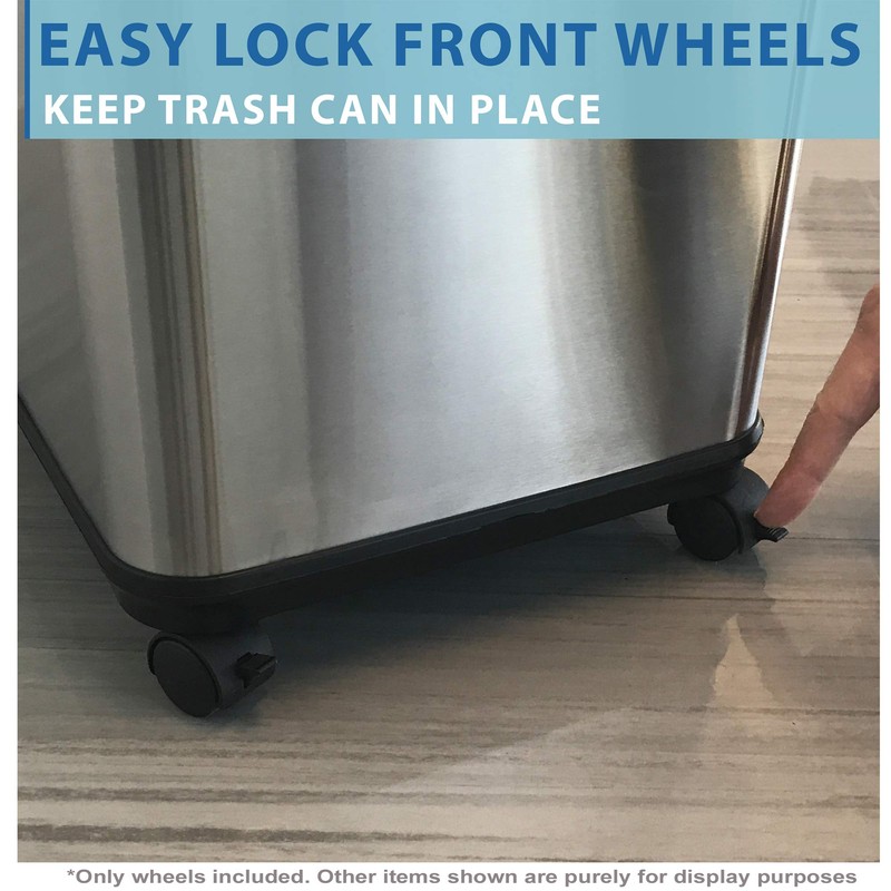 iTouchless Attachable Mobile Wheels for all Stainless Steel ONLY Sensor