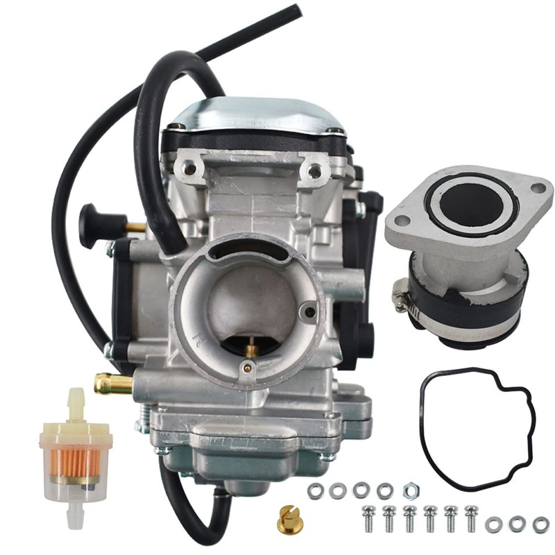munirater Carburetor & Intake Manifold Replacement for 1999-2004 Yamaha Bear