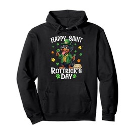 Rottweiler Saint Patricks Day Slainte Rottweiler Pullover Hoodie