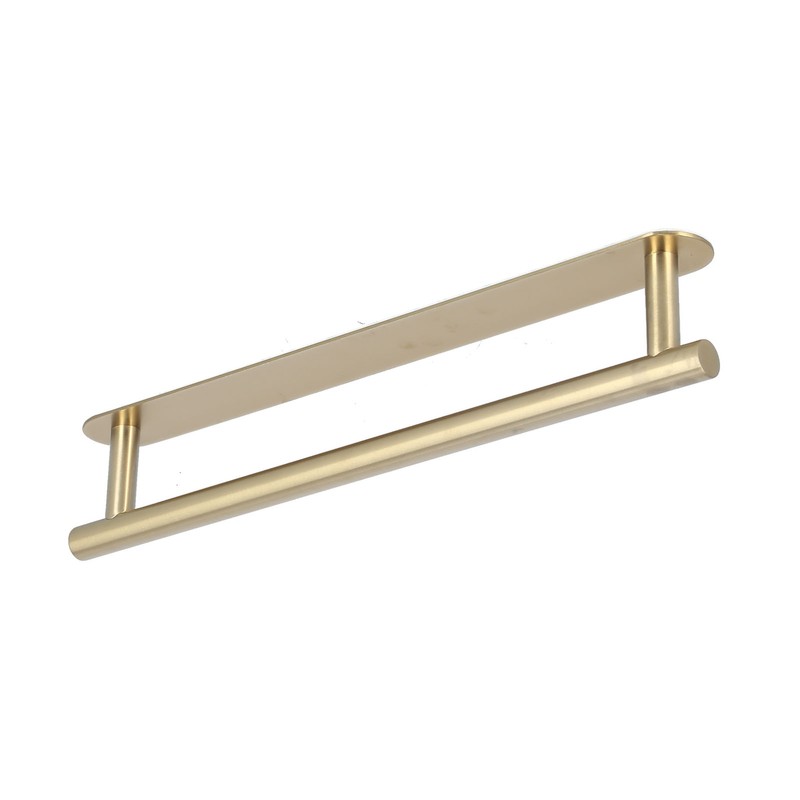 Single Rod Towel Bar 304 Stainless Steel Wall Mount Adhesive