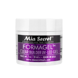 Mia Secret Clear Builder Gel 1oz Odorless Self Leveling Nail Strengthener