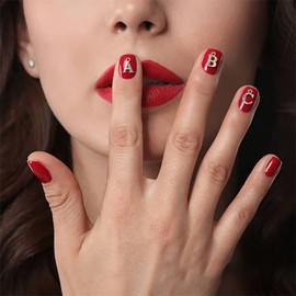 WOKOTO 26pcs Gold Dangle Letter Nail Charms For Nail Art 3d Charms Nail Letter Charms Pendant Letter 3d Nail Charms Nail Gems And Rhinestones For Acrylic Nails Nail Piercing Charms Nail Jewels