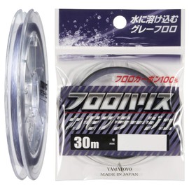 ヤマトヨテグス(YAMATOYO) ハリス フロロハリス カモフラージュ フロロカーボン 30m 2.0号 8lb グレー