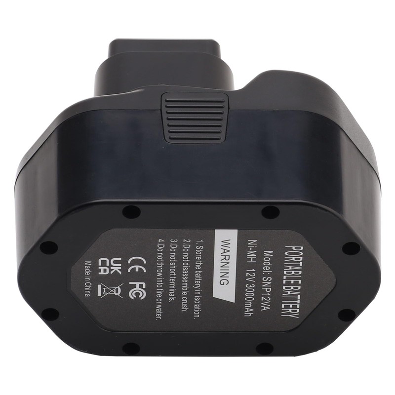 Tnvodejo 3000mAh Battery Pack for SNAP ON 12V 3.0Ah Ni-MH