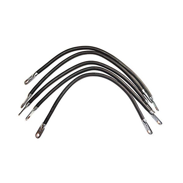 3G Golf Cart 16" Battery Cable Set (5) - Club Car DS 1995+