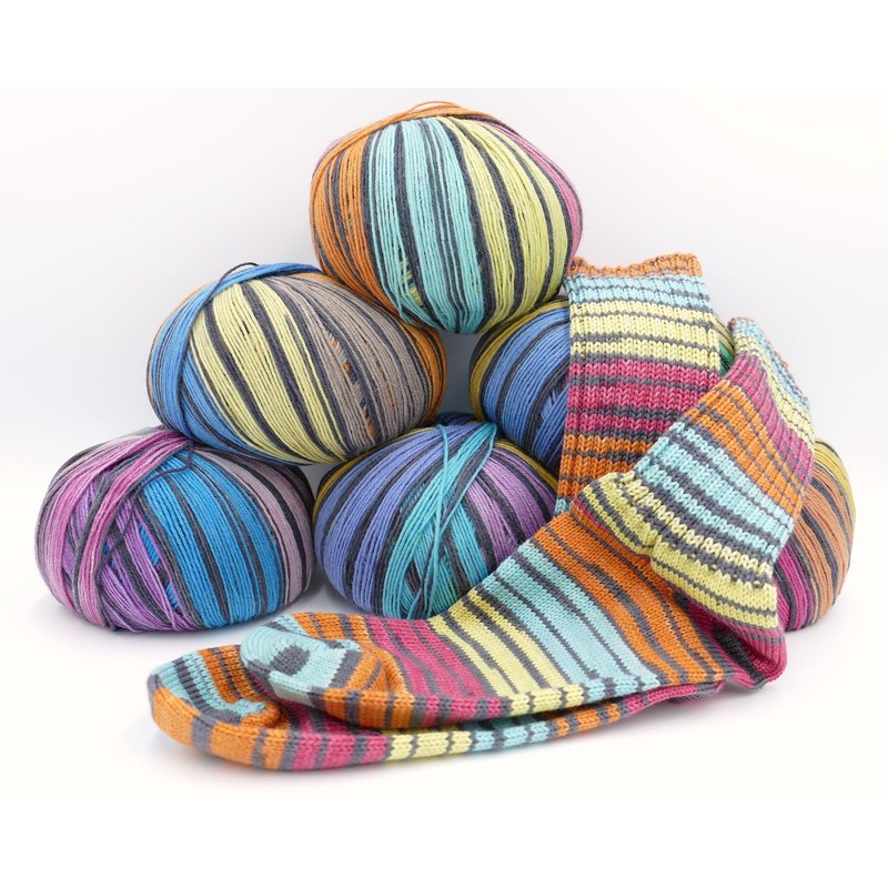 Online Supersocke 4-Ply Silk Colour, Sock Wool with Silk, Sock