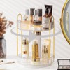 360 Rotating Makeup Organizer (2 Tiers, White)
