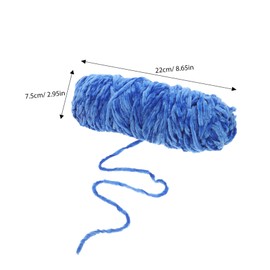 LALAFINA Beginner-Friendly Chenille Yarn 2 Rolls Soft Portable Crochet Yarn for DIY Projects