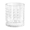 Gibson Home 4 Piece 13 Ounce Teardrop Embossed Double Old-Fashioned