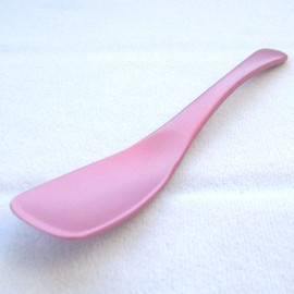 Todye Ice Cream Spoon, Easy to Scoop, Made in Japan, Ice Cream Spoon, Aluminum, Pink