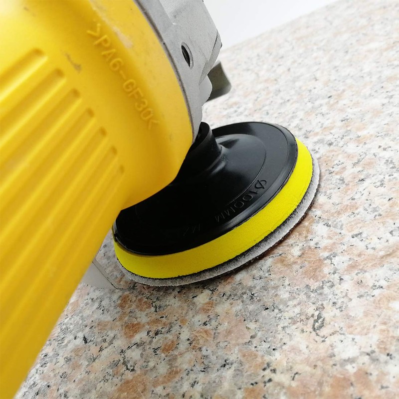 SHDIATOOL Diamter 4"/100mm Dry Diamond Polishing Pad for Granite Marble