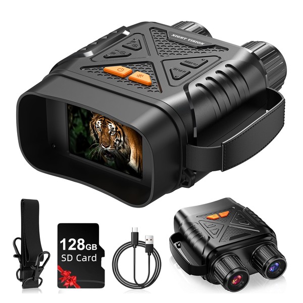 Night Vision Goggles, 4K Night Vision Binoculars with 10X Digital