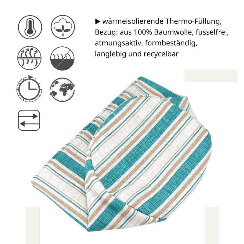 Lashuma Universal Folding Storage Basket Country Style Bread Basket Blue