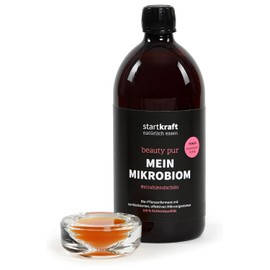 Mikrobiom Beauty Pur 1 Litre, Effective Microorganisms, Plant Ferment, Dietary Supplement with 31 Bacterial Strains, Vegan, Gluten-Free