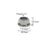 RISON Titanium Nut Titanium Flange Full Metal Lock Nut M10