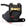 RedCap Rear Disc Brake Caliper with Master Cylinder Assembly Included,