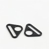 JIHUOO Pack of 20 Metal Triangle Buckle Triangle Ring Swivel
