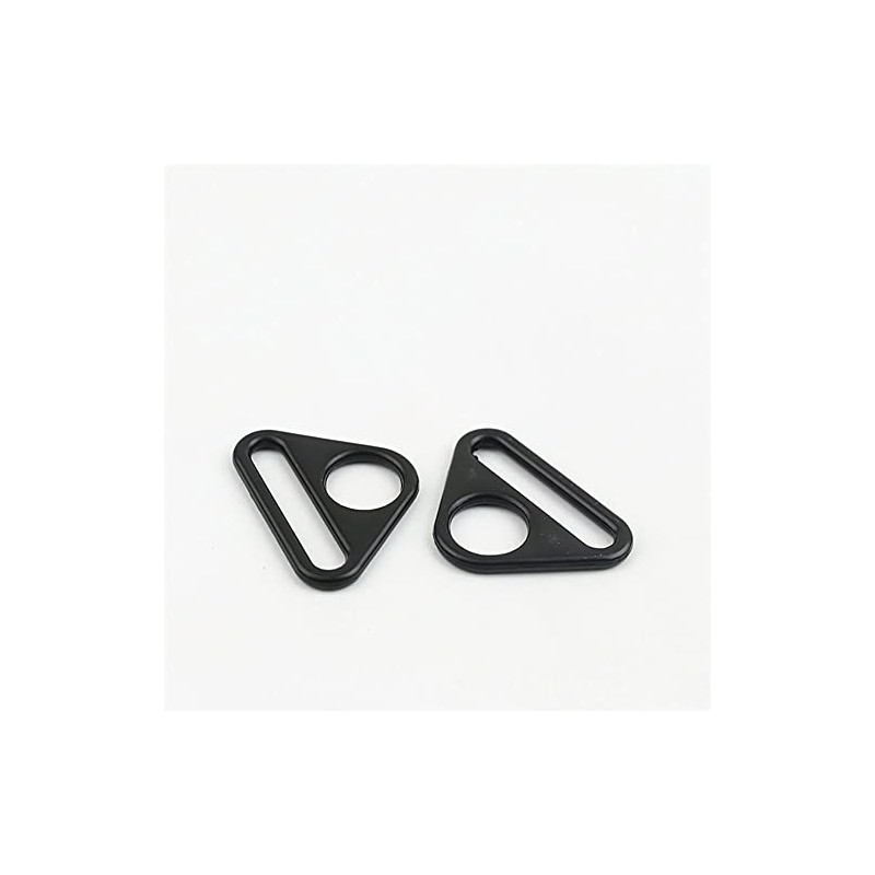 JIHUOO Pack of 20 Metal Triangle Buckle Triangle Ring Swivel