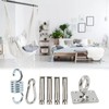 Hammock Hanging Kit Durable Wearable Stainless Steel Firm Connection Convenient