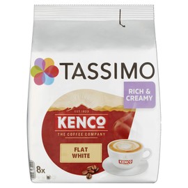 Tassimo Kenco Flat White Coffee Pods (16 pods, 8 servings)