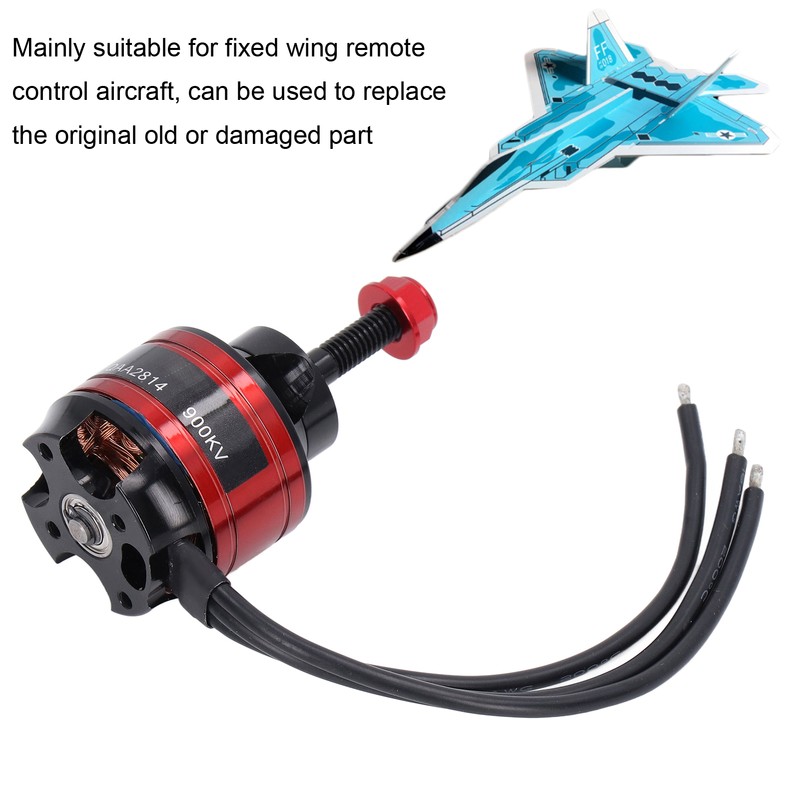 QAA2814‑900KV RC Brushless Motor 6S Plane Motor 14 Poles High