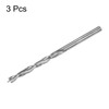 HARFINGTON 3pcs Brad Point Drill Bit 3.5mm(9/64") Dia Straight Round