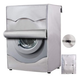 Washing Machine Cover Washer Cover Dryer Cover for Front-loading Machine Waterproof，D23*W25*H34in