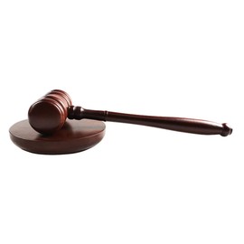 Namvo Wooden Gavel and Sound Block Set, Wood Gavel and Round Hammer Sound Block Perfect for Judge Lawyer Auction Sale