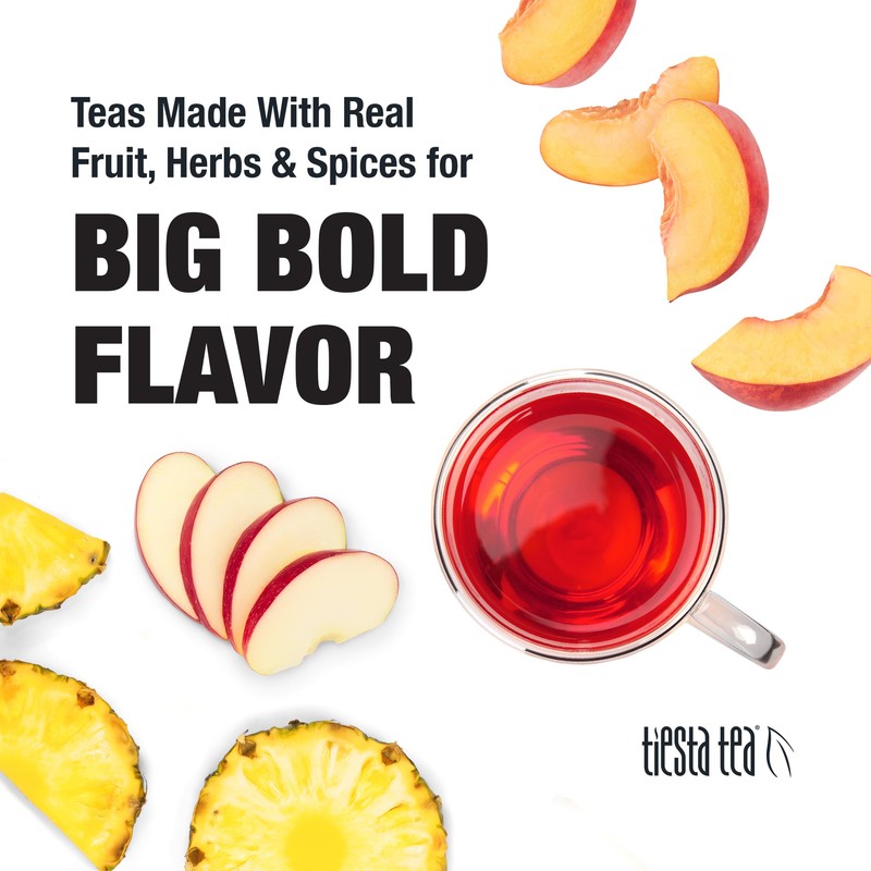 Tiesta Tea - Peaches N’ Green, Loose Leaf, Smooth Peach