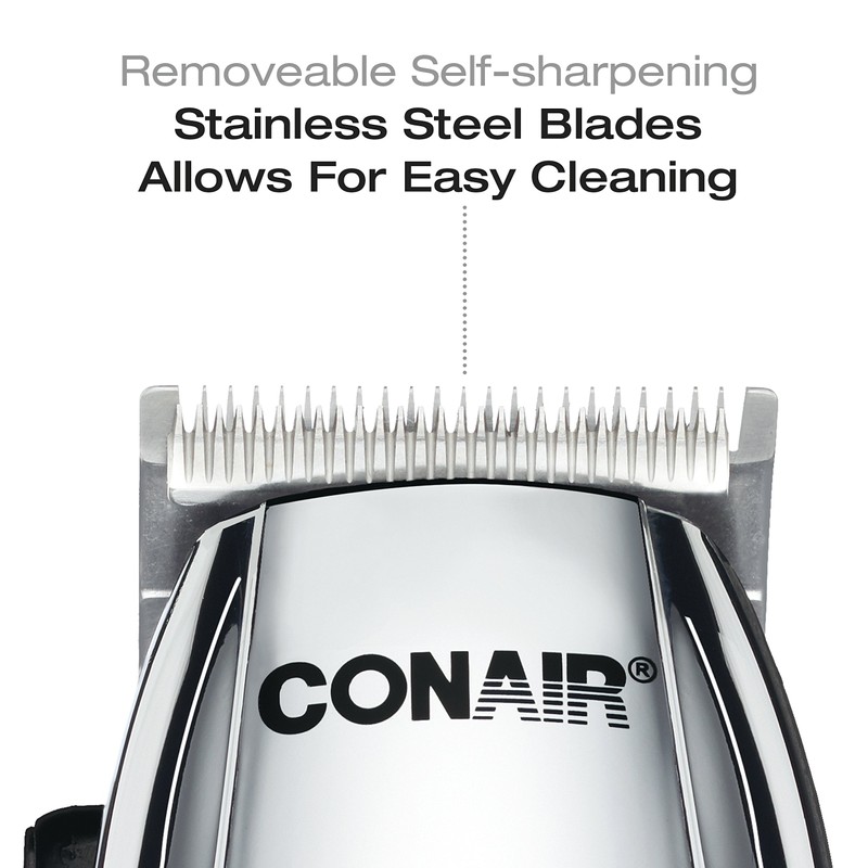 ConairMAN Hair Clippers for Men, 22-Piece Corded or Cordless Home